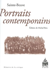 Portraits contemporains - Charles-Augustin Sainte-Beuve