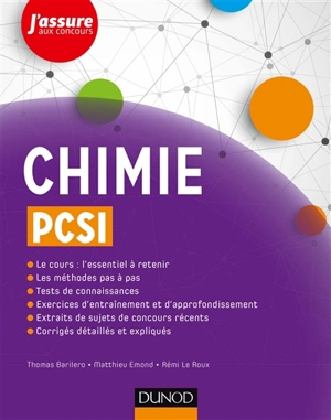 Chimie PCSI - Thomas Barilero