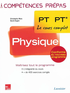 Physique PT-PT* 2e année - David Augier