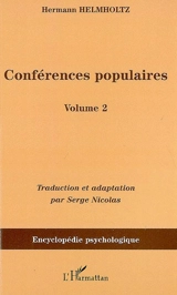Conférences populaires. Vol. 2 - Hermann von Helmholtz