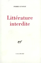 Littérature interdite - Pierre Guyotat