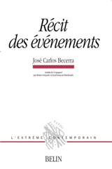 Récit des événements - José Carlos Becerra