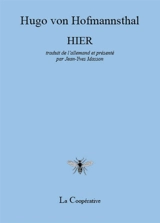 Hier - Hugo von Hofmannsthal