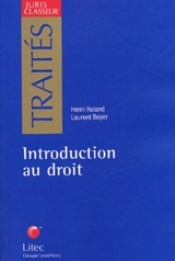 Introduction au droit - Henri Roland