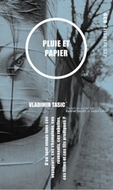 Pluie et papier - Vladimir Tašić