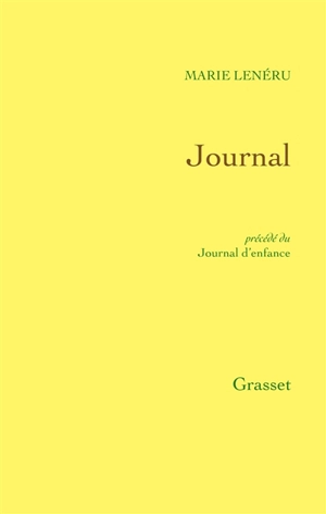 Journal - Marie Lenéru