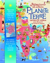 Planète Terre : atlas pour les enfants : cartes et vidéos pour découvrir le monde et l'espace - Enrico Lavagno