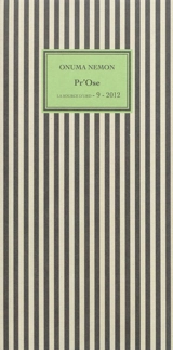 Cosmologie Onuma Nemon : continent HSOR. Pr'Ose ! : 1969 et plus tard ! : spermatorrhée onomastique de Nycéphore, Nicolaï et bien d'autres - Onuma Nemon