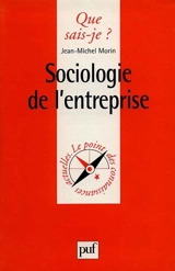 Sociologie de l'entreprise - Jean-Michel Morin