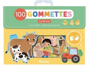 La ferme : 100 gommettes. Farm stickers. Pegatinas de la granja - Yi-Hsuan Wu
