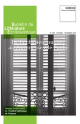 Bulletin de littérature ecclésiastique, n° 492. De la chasteté oubliée aux promesses de l'aube - Etienne Richer