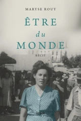 Etre du monde - Maryse Rouy