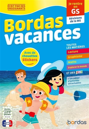 Bordas vacances : je rentre en GS : révisions de la MS - Bénédicte Carboneill