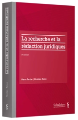 La recherche et la rédaction juridiques - Pierre Tercier