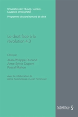 Le droit face à la révolution 4.0