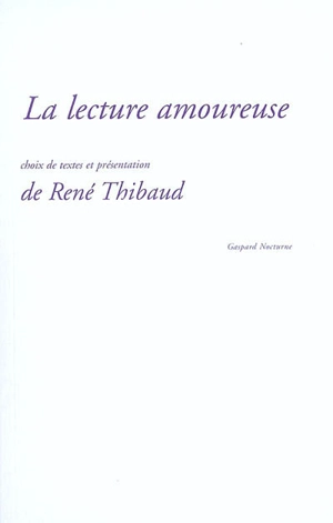 La lecture amoureuse