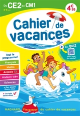 Cahier de vacances du CE2 au CM1, 8-9 ans : tout le programme - Maguy Bilheran