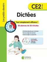 Dictées CE2, 8-9 ans : 28 séances de 20 minutes - Agnès Durande-Ayme