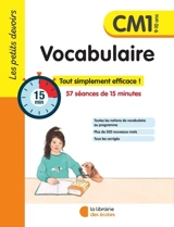 Vocabulaire CM1, 9-10 ans : 57 séances de 15 minutes - Elisabeth Spiering