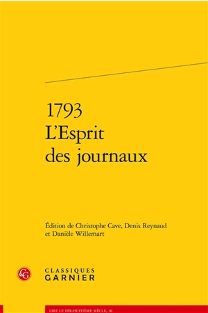 1793, l'esprit des journaux