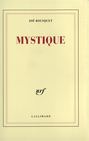 Mystique - Joë Bousquet