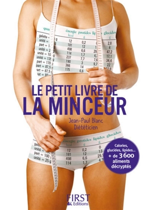 Le petit livre de la minceur : les calories des aliments du quotidien - Jean-Paul Blanc
