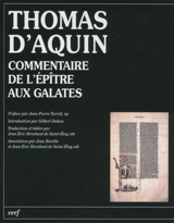 Commentaire de l'épître aux Galates - Thomas d'Aquin