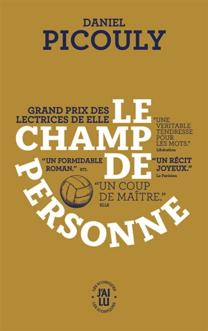 Le champ de personne - Daniel Picouly