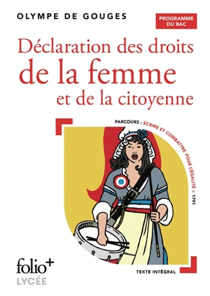 Déclaration des droits de la femme et de la citoyenne : programme du bac - Olympe de Gouges