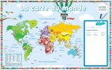 La carte du monde - Nicolas Francescon