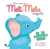 Les couleurs de la jungle : mon premier méli-mélo rigolo : 5 puzzles de 3 pièces - Rachel McLean