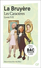 Les caractères : livres V-X : programme du bac - Jean de La Bruyère