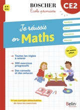 Je réussis en maths, CE2, 8-9 ans - Danielle Cohen