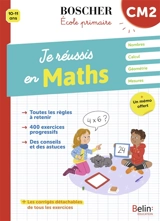 Je réussis en maths, CM2, 10-11 ans - Christine Cuttoli