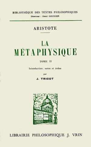 La métaphysique - Aristote