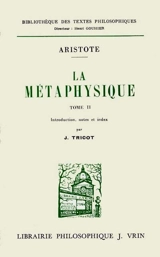 La métaphysique - Aristote