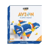 Avion en perles à repasser - Amstramgram
