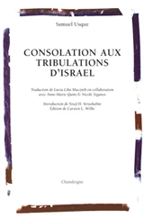 Consolation aux tribulations d'Israël - Samuel Usque