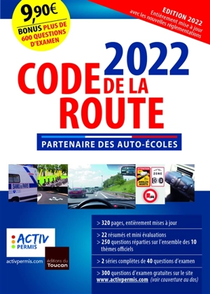 Code de la route 2022 - Activ permis