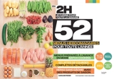 En 2 h, je cuisine pour toute la semaine : 52 menus hebdomadaires pour toute l'année : menus préparés à l'avance en mode batch cooking, 52 listes de courses complètes détachables, repas sans gâchis avec des produits de saison - Caroline Pessin