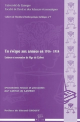 Un évêque aux armées en 1916-1918 : lettres et souvenirs de Mgr de Llobet - Gabriel de Llobet