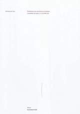 Préhistoire du sentiment artistique : l'invention du style, il y a 20.000 ans - Emmanuel Guy