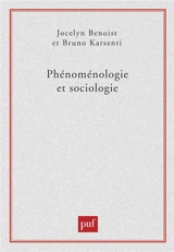 Phénoménologie et sociologie