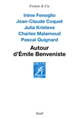 Autour d'Emile Benveniste : sur l'écriture