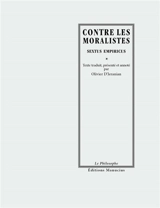 Contre les moralistes - Sextus Empiricus