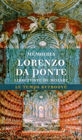 Mémoires de Lorenzo Da Ponte : librettiste de Mozart - Lorenzo Da Ponte