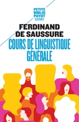 Cours de linguistique générale - Ferdinand de Saussure