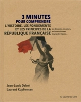 3 minutes pour comprendre l'histoire, les fondements et les principes de la République française : les dates clés, les valeurs, les lois et réformes, les grandes figures... - Jean-Louis Debré