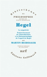 Hegel - Martin Heidegger