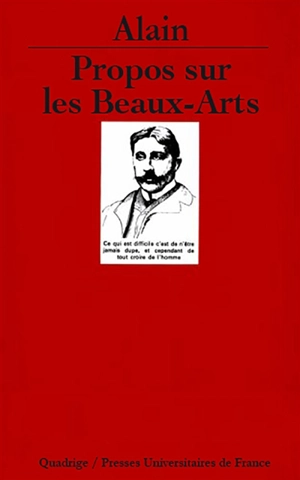 Propos sur les beaux-arts - Alain